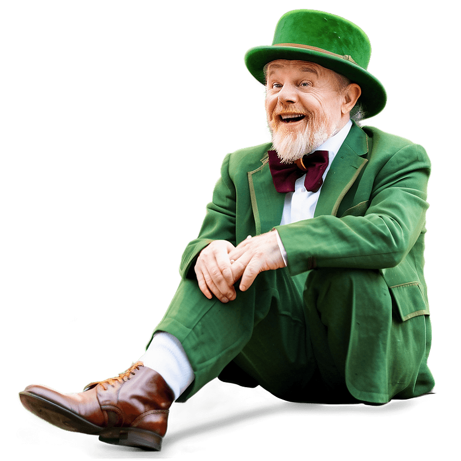 Leprechaun Sitting PNG 13