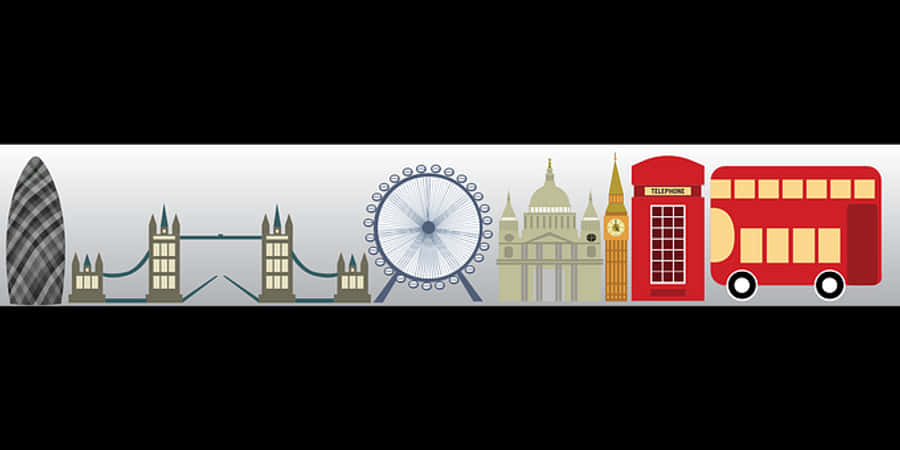 London Landmarks Vector Illustration