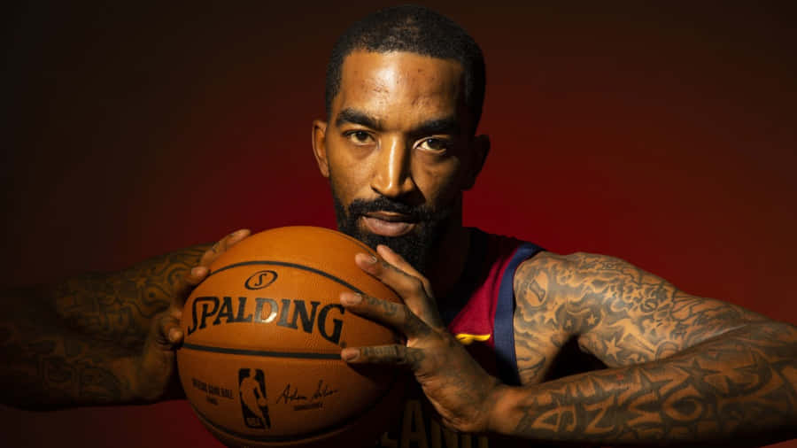 Ritratto del giocatore di basket J R Smith