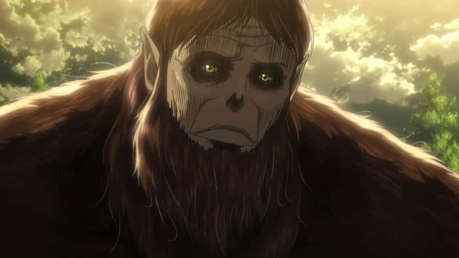 Denhär bilden visar Beast Titans nära attack.