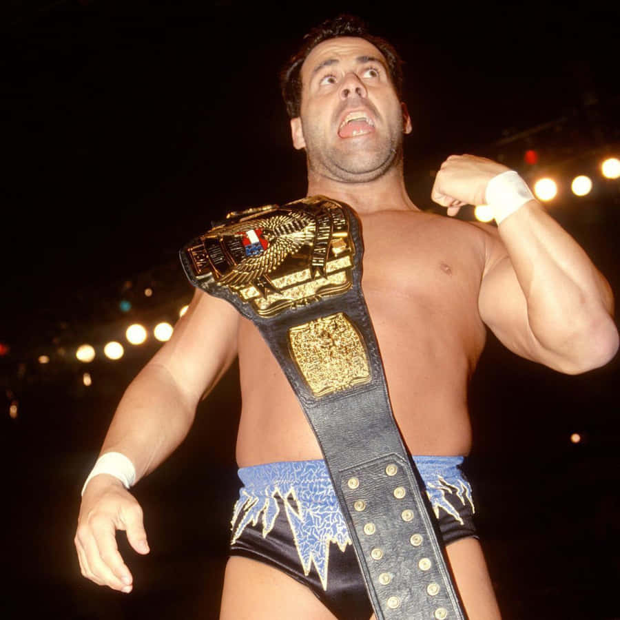 Dean Malenko bære WCW bælt over skulderen tapet.