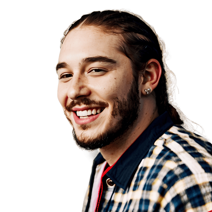 Post Malone Smiling PNG 05212024