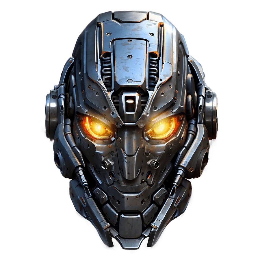 Battle Robot Head PNG 89