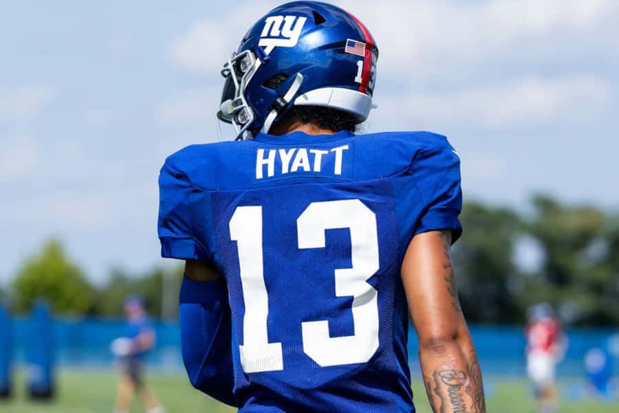 Footballspieler Hyatt 13 Trikot