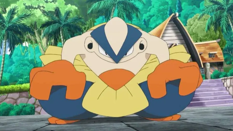 Hariyama Looking Down