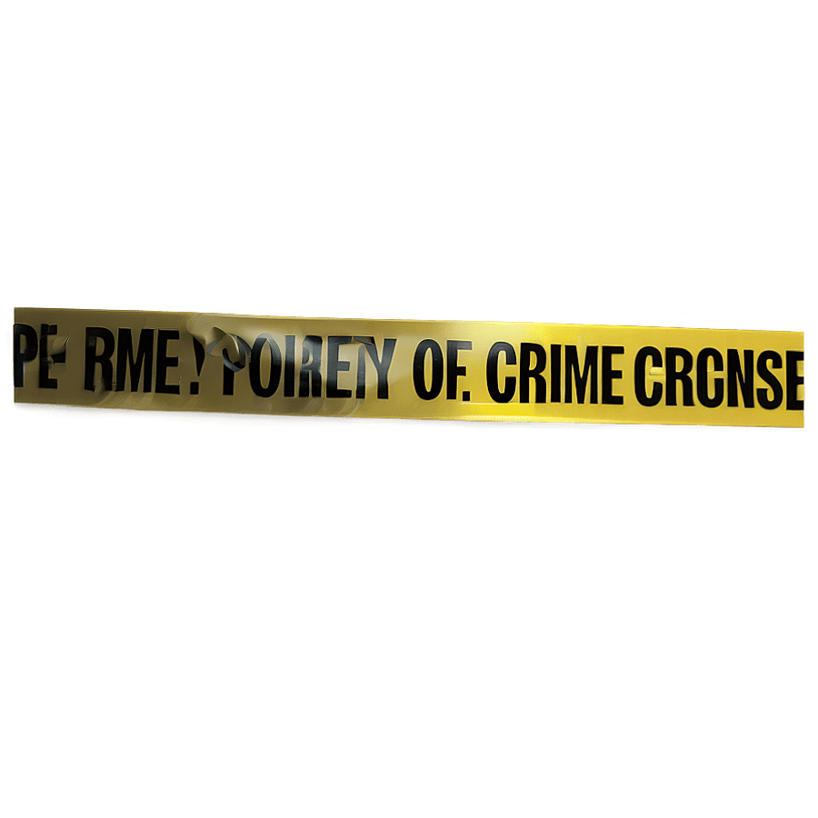 High Priority Crime Scene Tape PNG gnk7