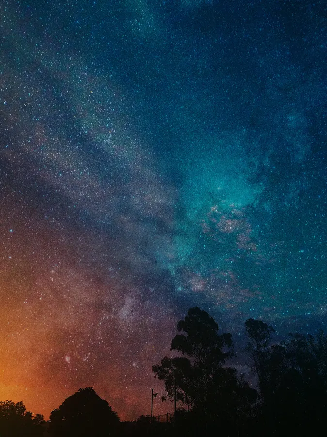 Starry Night Sky iPhone X Amoled