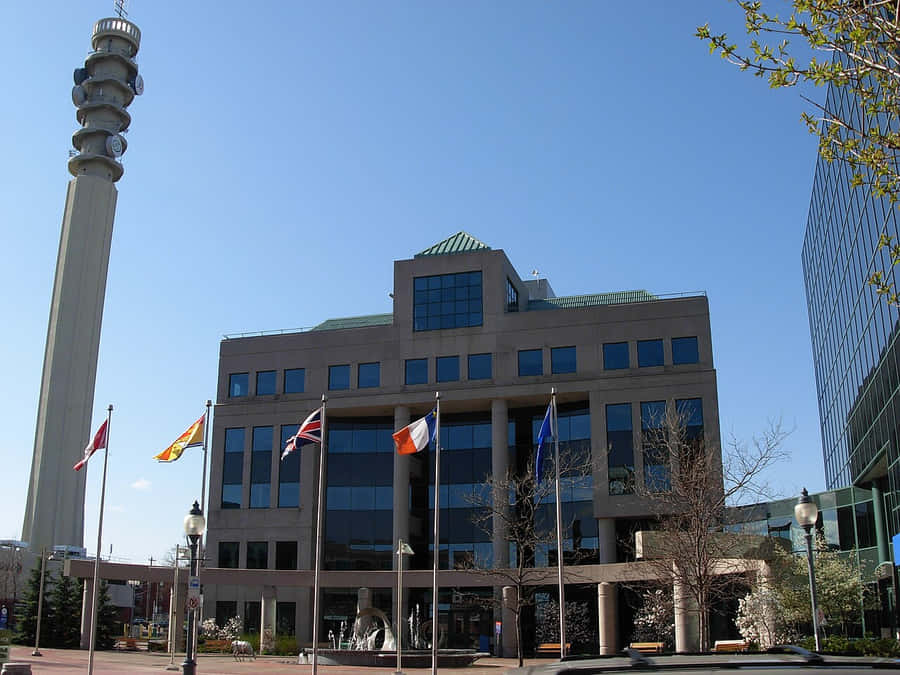 Moncton Rathaus und Turm