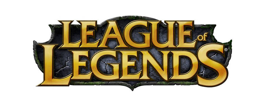 Smuk League Of Legends Logo Fylder Din Skrivebord