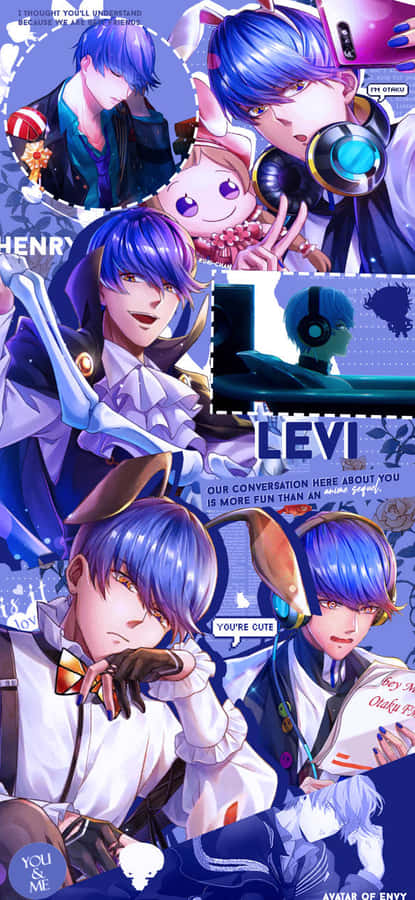 Obey Me Leviathan Anime Stil Kunstværk