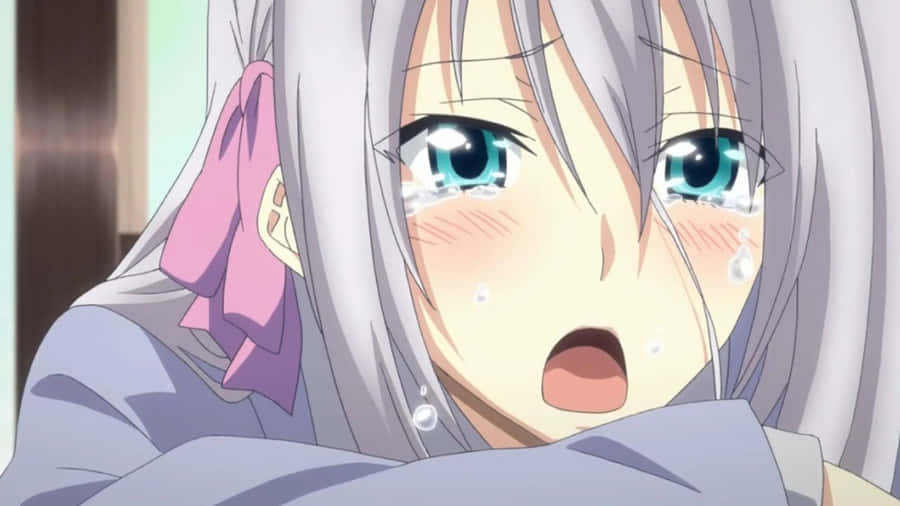 Rossweisse Tränenreiche Ausdruck Anime
