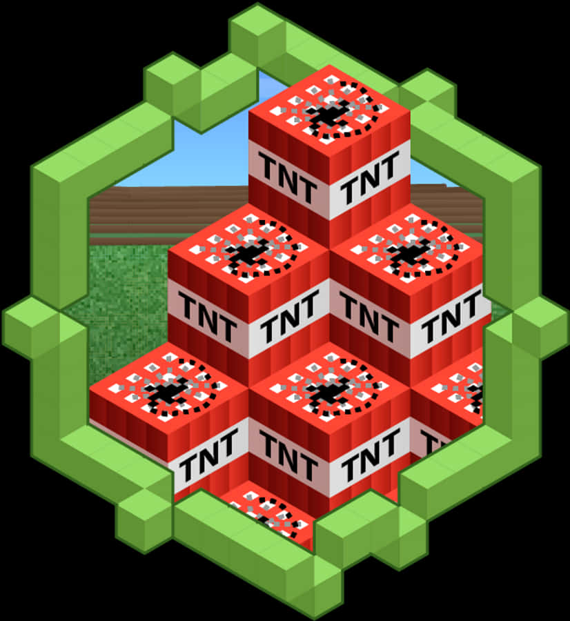 Minecraft T N T Explosives Stack