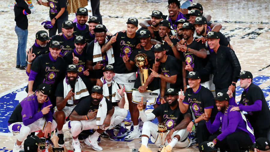 Celebrazione dei Campioni N B A Lakers 2020