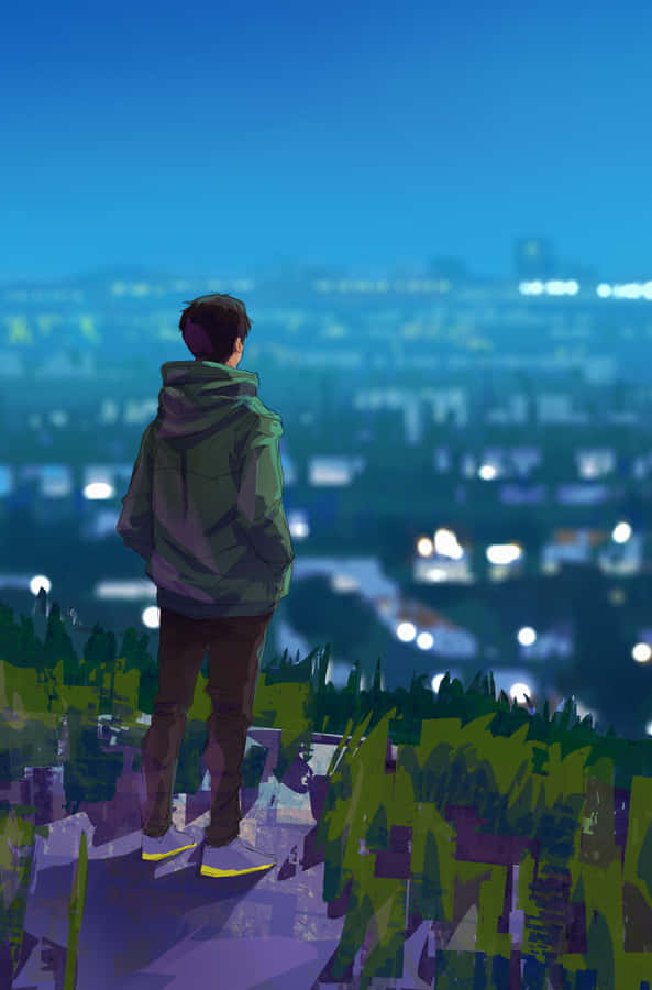 Chicode anime con chaqueta fondos de pantalla