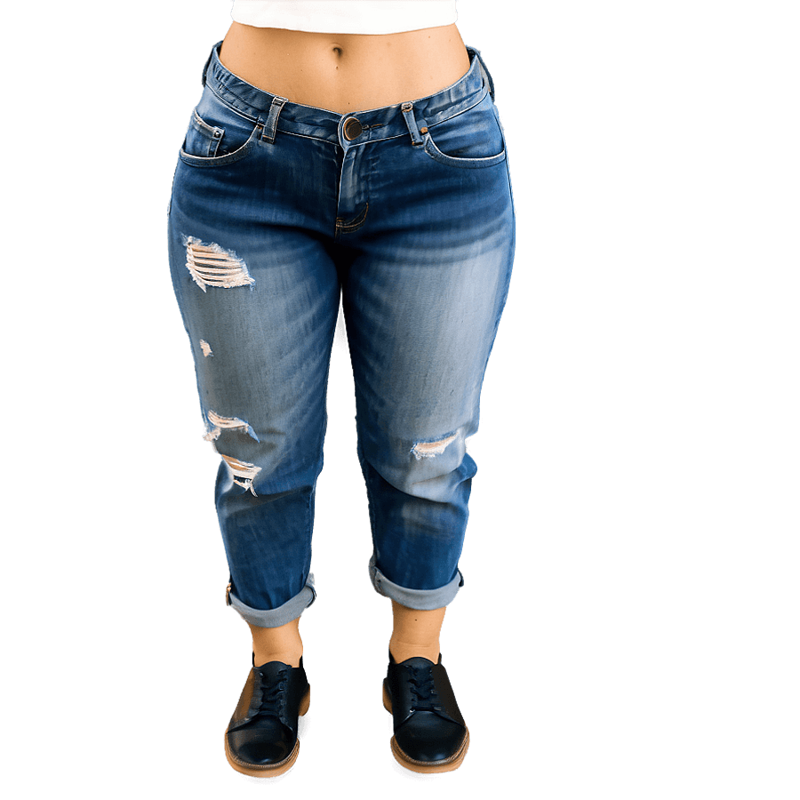 Baggy Jeans with Crop Top PNG xyq41