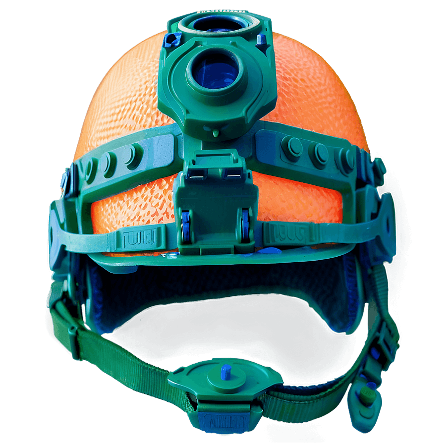 Military Helmet with Night Vision PNG sjy