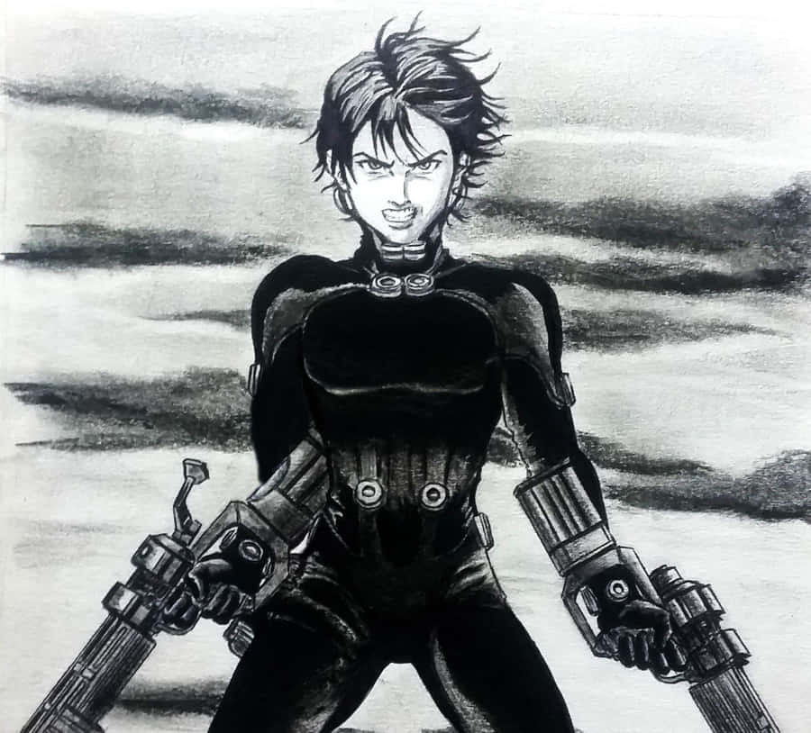 Kei Kurono em Ação da Série de Anime Gantz