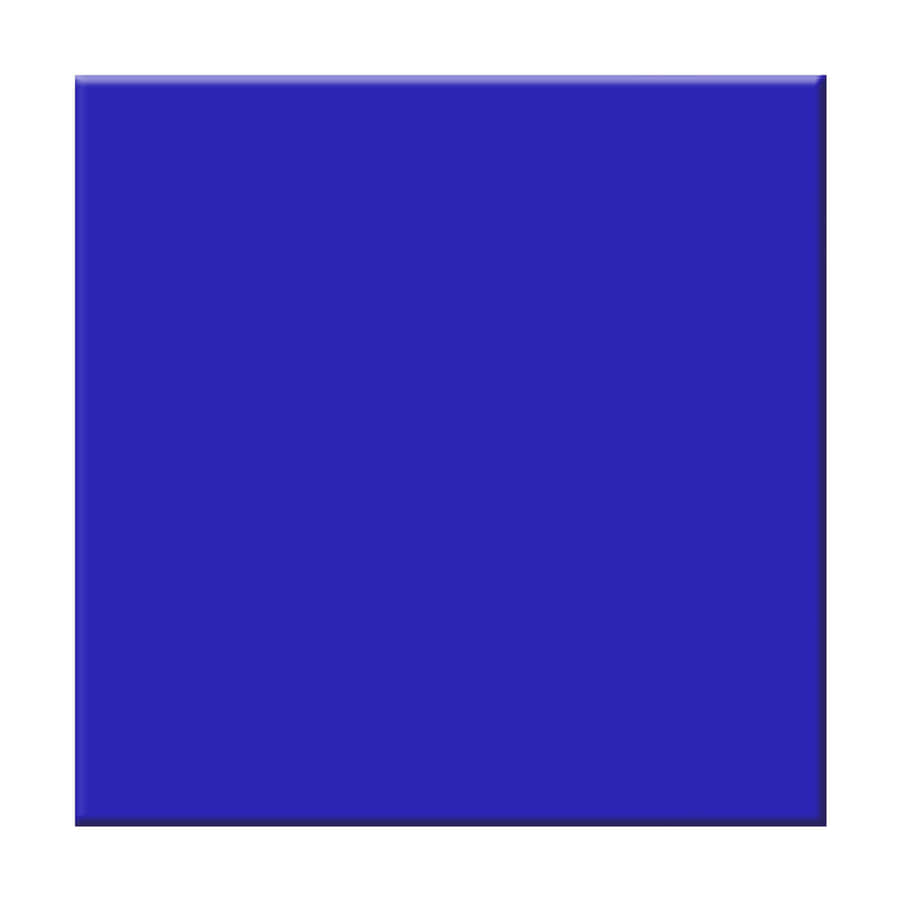 umazulejo quadrado azul em um fundo branco
