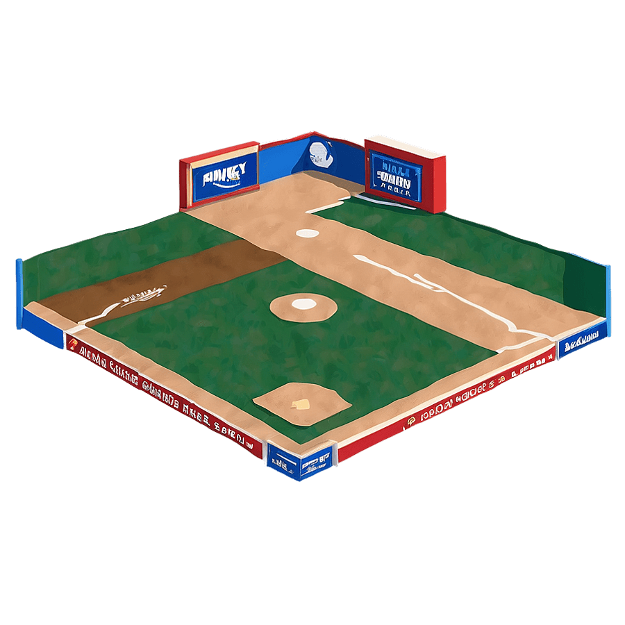 Home Plate with Shadows PNG 39