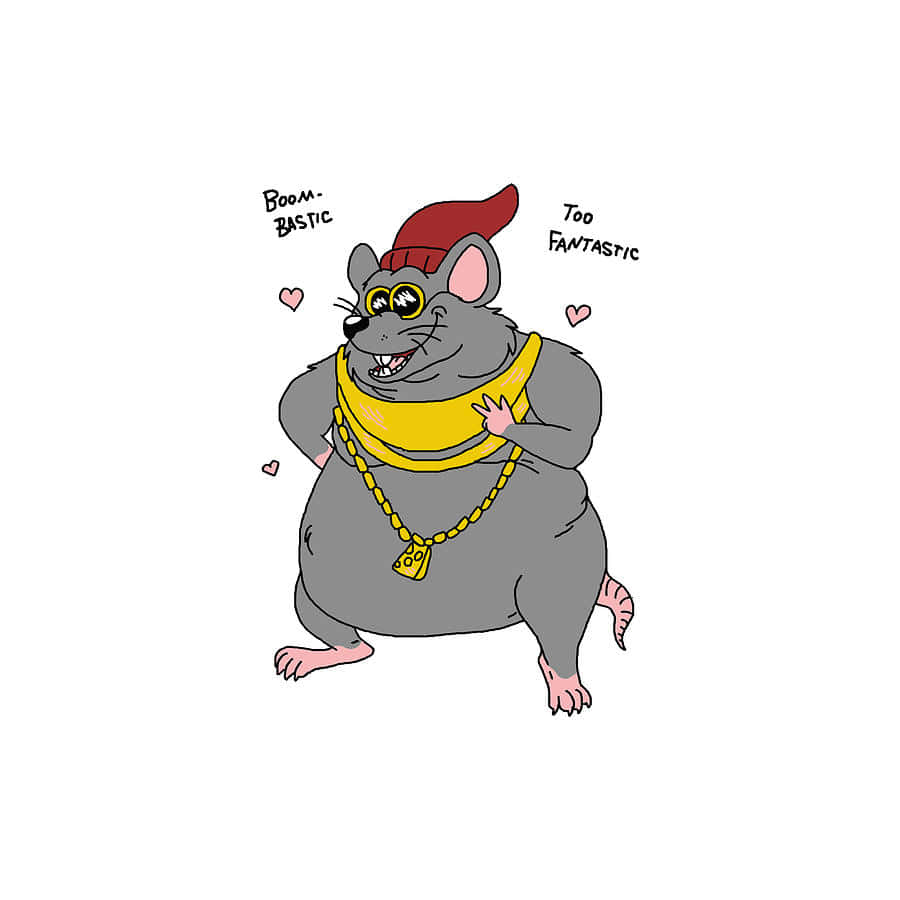 Illustrazione stilizzata di Biggie Cheese ratto