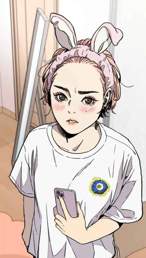 "WindBreaker Cute Aria" would translate to "Vindjacka Söt Aria" in Swedish. Detta kan vara en passande titel på en mobil eller datorbakgrund med en bild av en söt eller lekfull figur som bär en vindjacka, kanske i en vindig landskap eller i en höstmiljö.