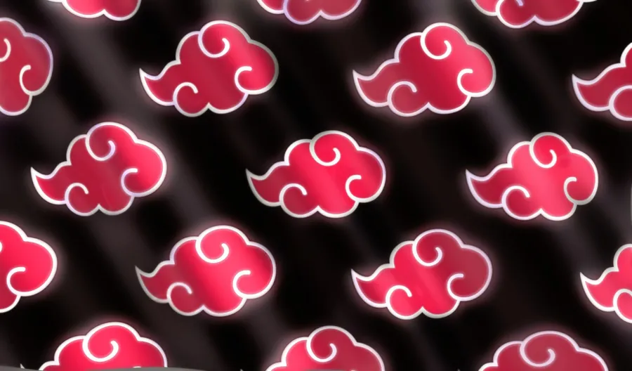 Akatsuki Logo Red Cloud Flag