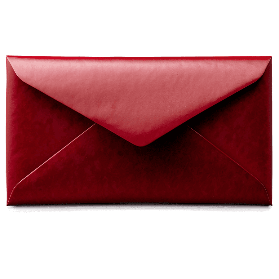 Glossy Red Envelope PNG 06292024