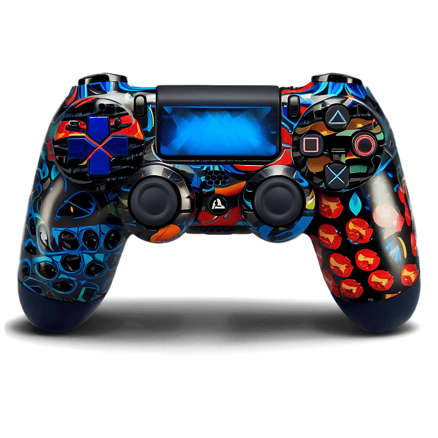 Custom PS4 Controller Art PNG 13