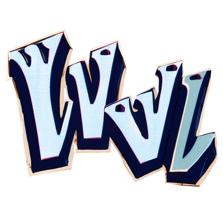 Vintage Letter W Illustration PNG dfc33