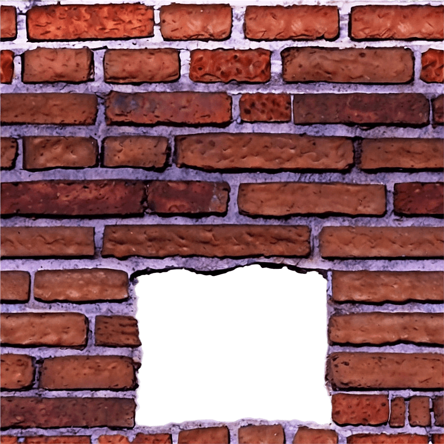 Weathered Brick Wall PNG 05242024