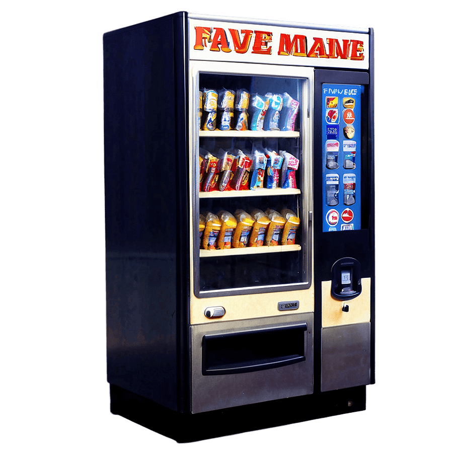 Coin Operated Vending Machine PNG 05262024