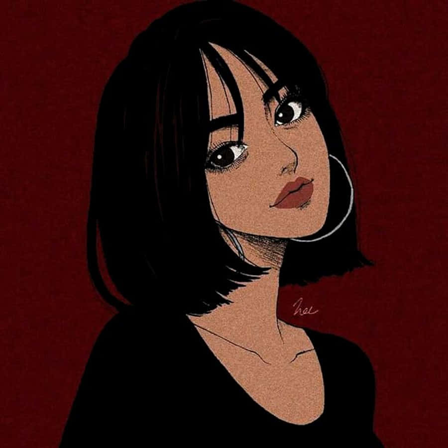 Garotagótica, boa foto de perfil para o Tiktok
