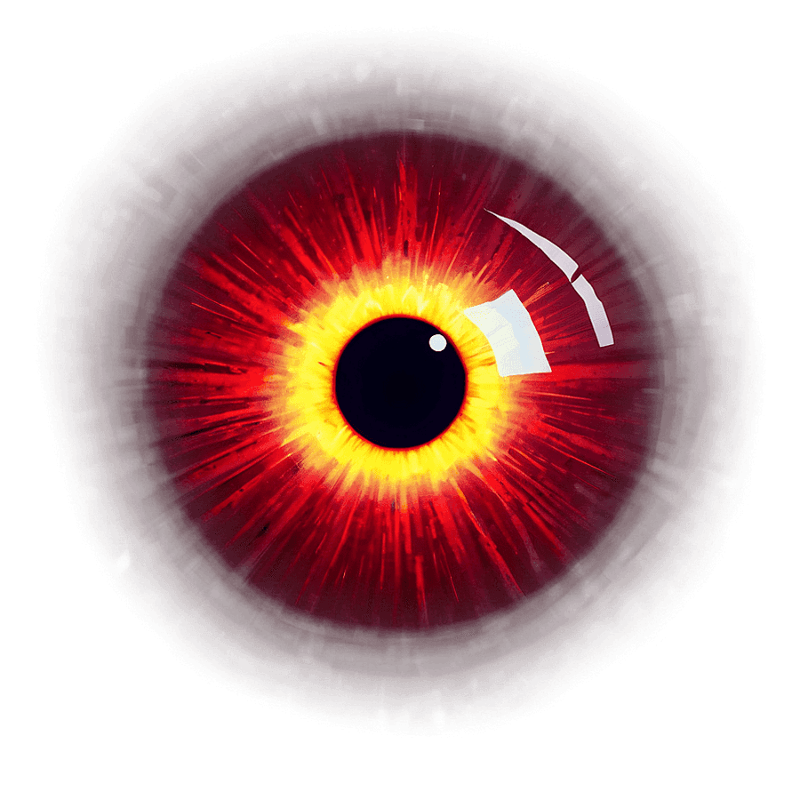 Red Glowing Eyes Special Effect PNG bma59