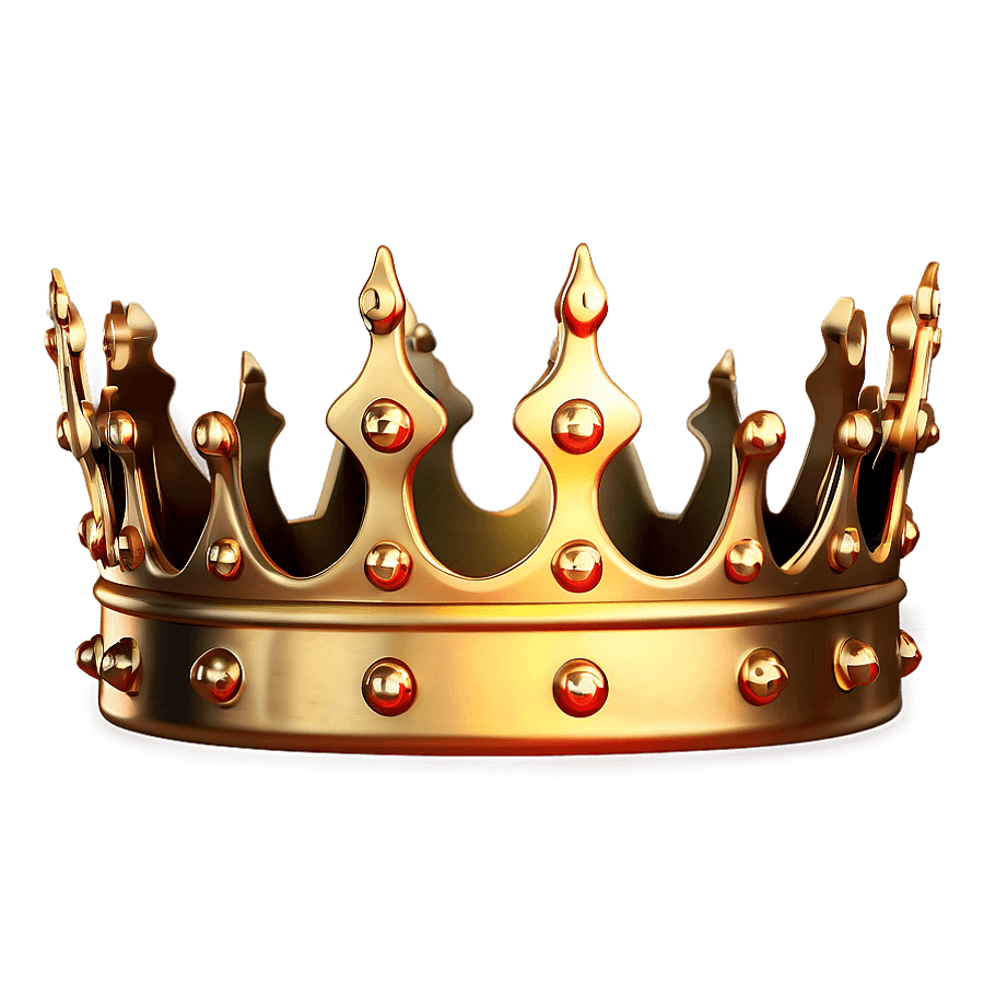 Regal Gold Crown PNG ood
