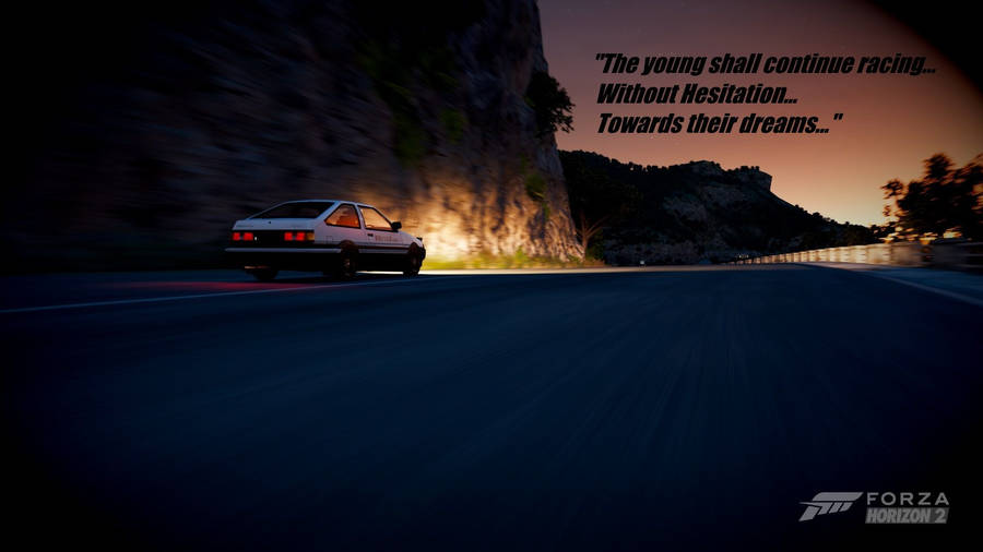 Initial D lainaus taustakuva