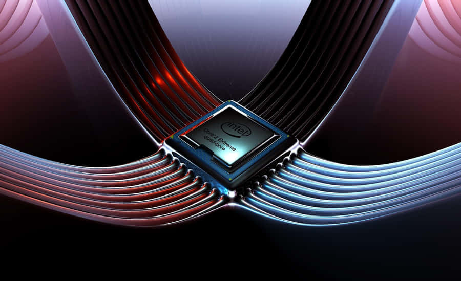 Intel Processor Abstract Visualization