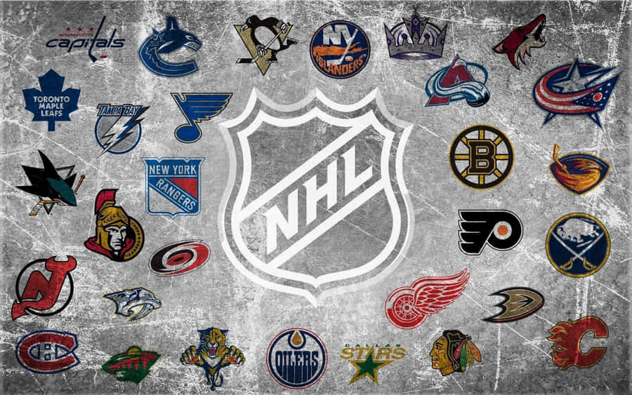 Collage dei Loghi delle Squadre NHL