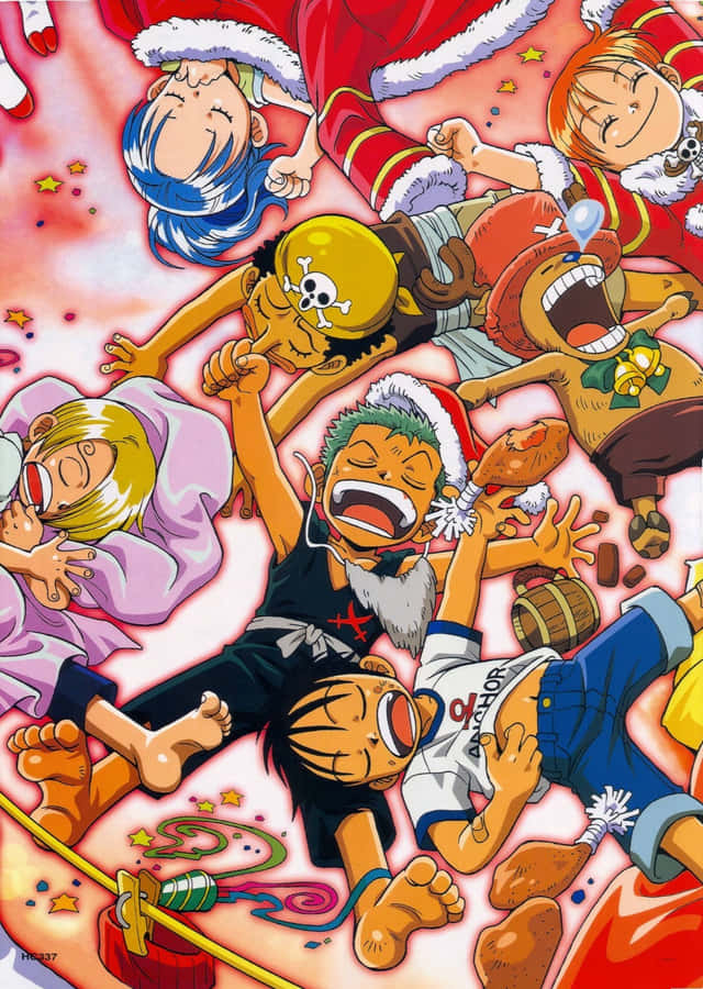 One Piece Strohhut Piraten Weihnachtsfeier