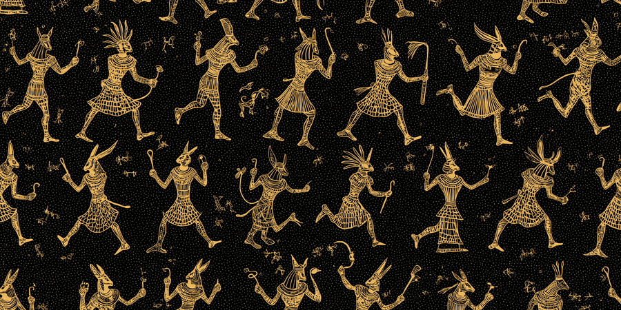 Egyptian,procession,pattern,cultural,historical,figures,traditional,ancient,pharaoh