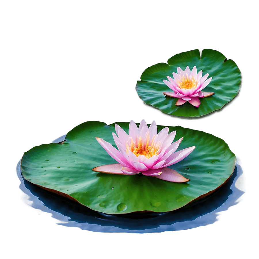 Water Lily on Calm Waters PNG huf45