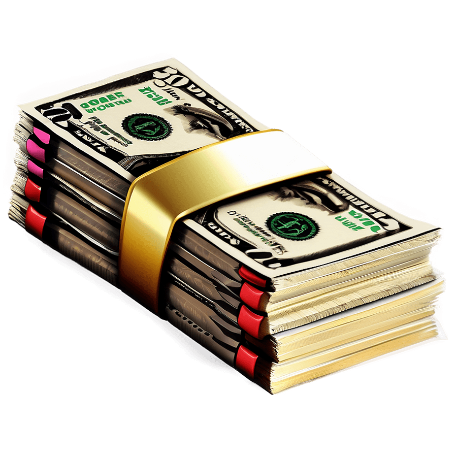 Pile of Money 3D PNG dfx