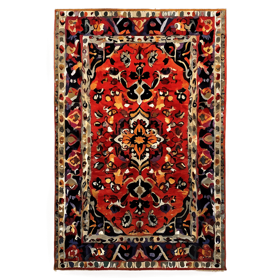Colorful Rug PNG 05252024