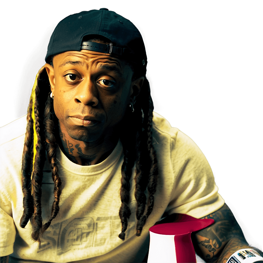 Lil Wayne in Studio PNG 05212024