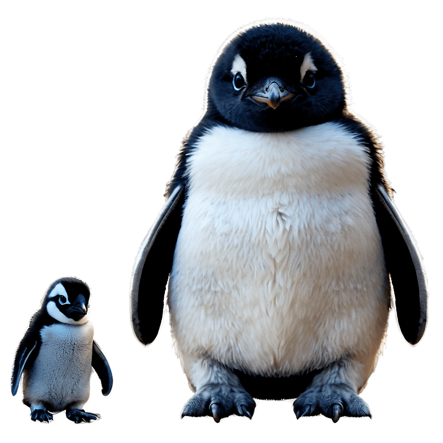 Baby Penguin at Night PNG ibi20