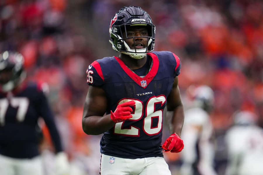 Jogador 26 dos Houston Texans em Campo
