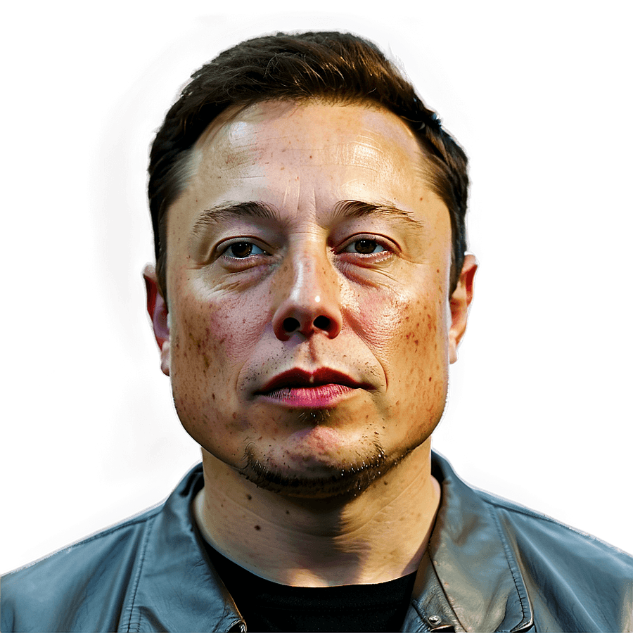 Elon Musk Portrait PNG 05212024