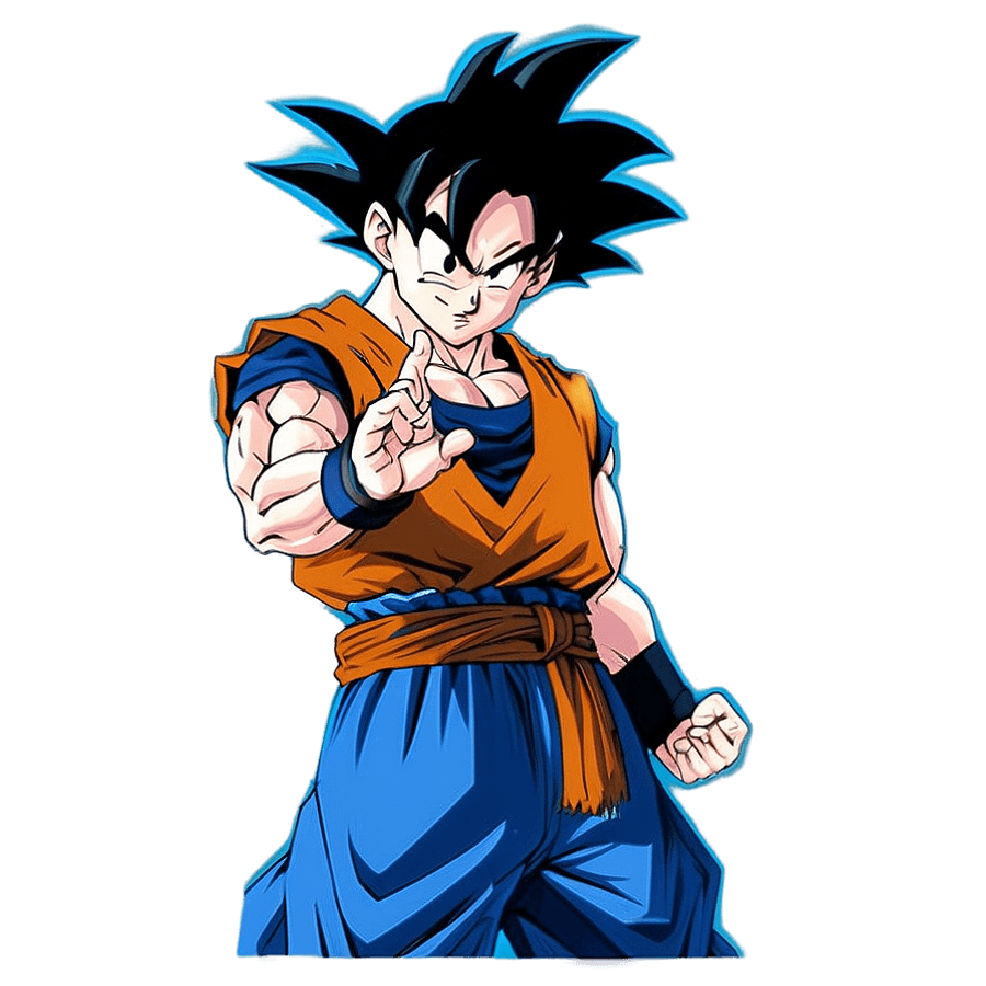 Goku Stand in Resolve PNG rmn45