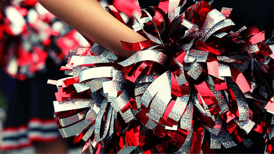 Close-up de Pompons de Cheerleading