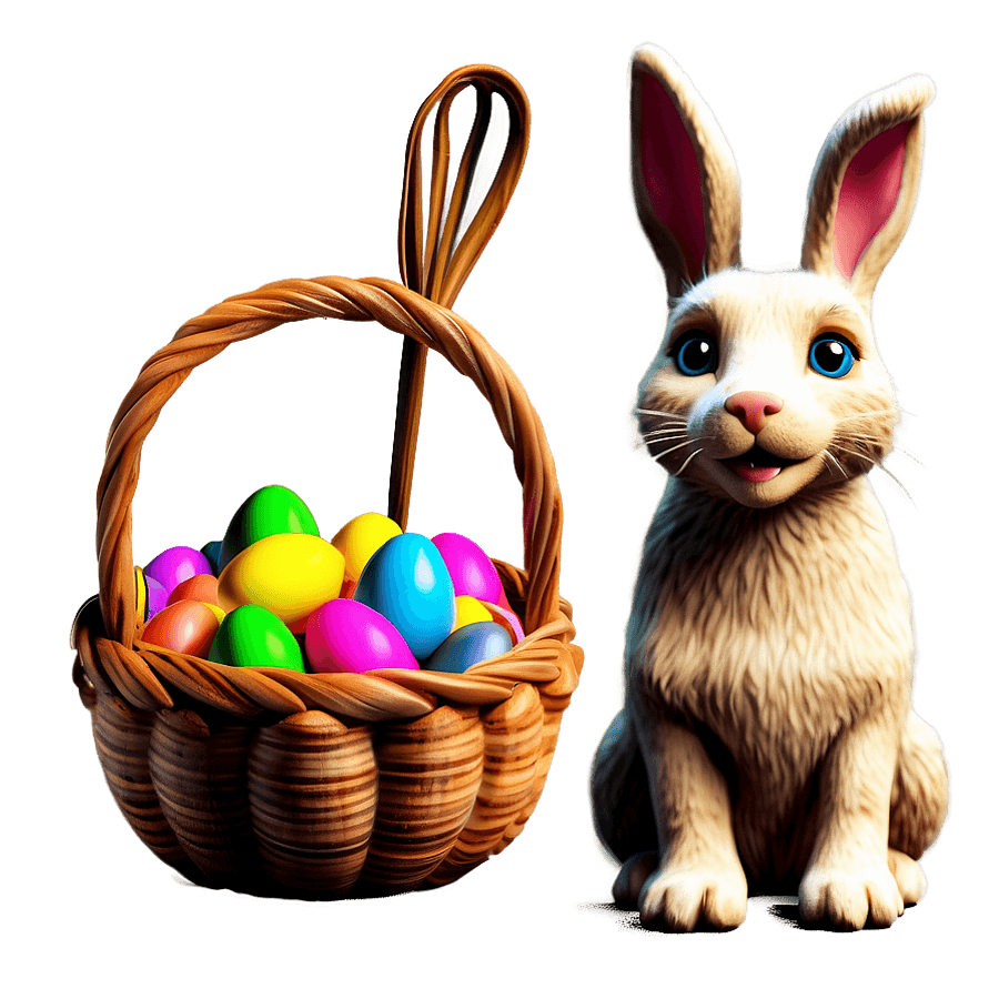 Easter Basket for Pets PNG 05252024