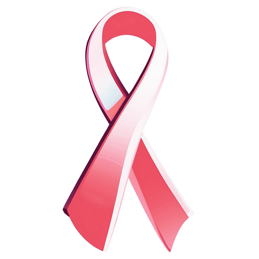 Coral Oral Cancer Awareness Ribbon PNG 32